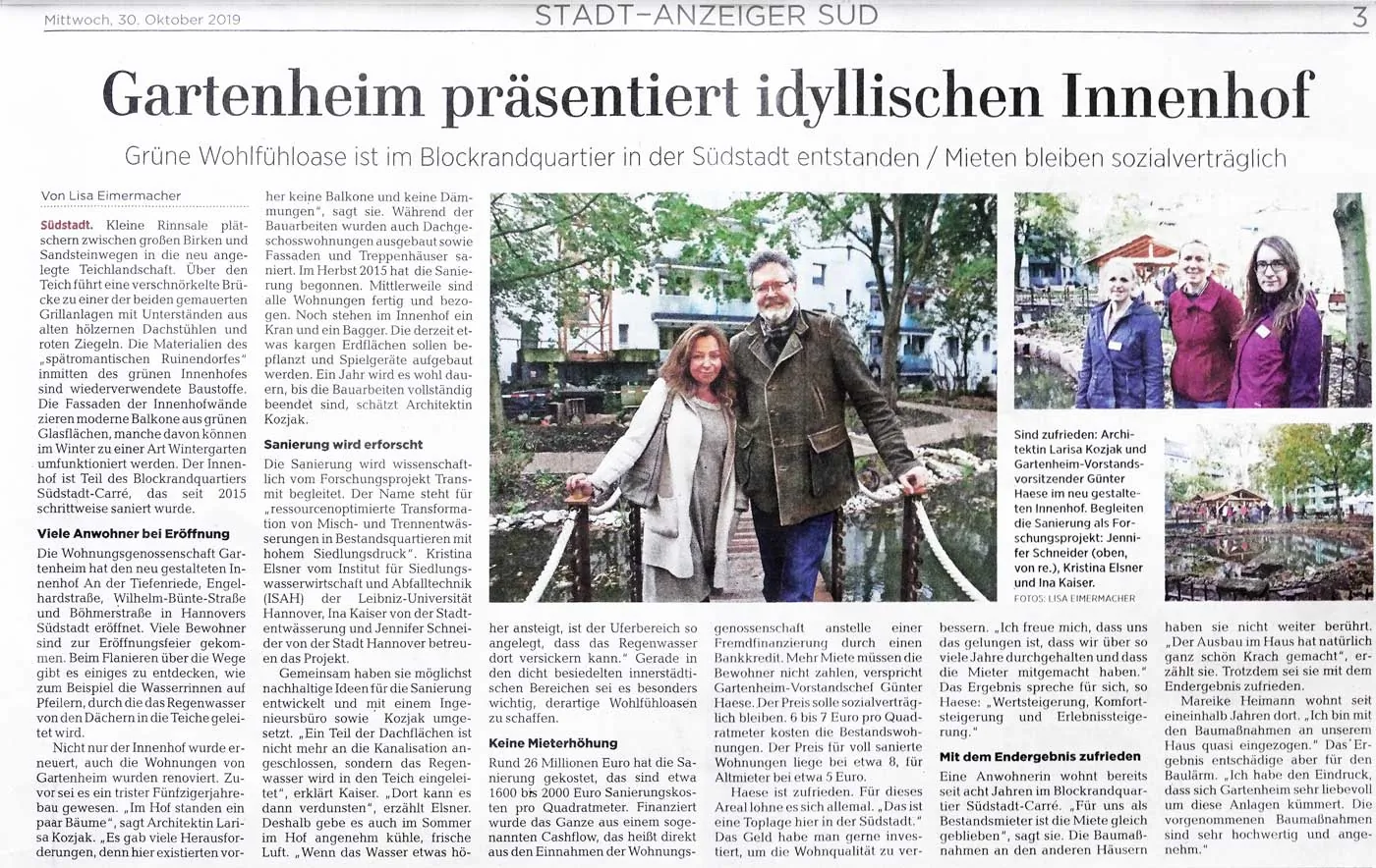 Zeitungsartikel über KOZJAK